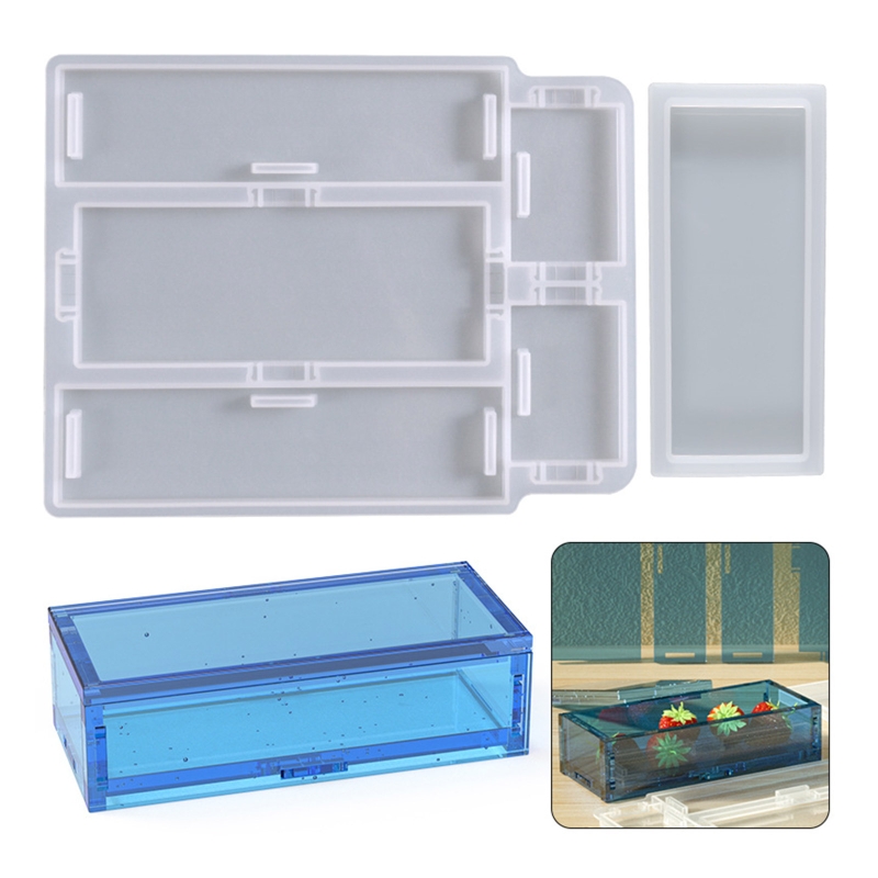 Resin Ocean Wave Mold - R3MC Domino Doos Hars Mallen Siliconen