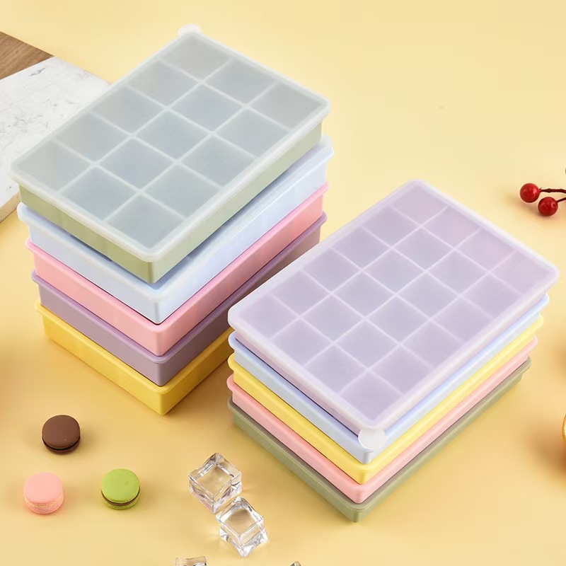 Silicone Mold Tray - 24 Raster Siliconen Ijsblokjesvorm Grote Vierkante