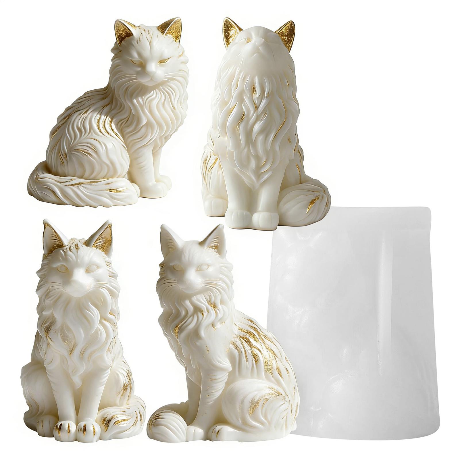 Resin Craft Workshop - Harsenmal voor katten | Zittende kattenvormige