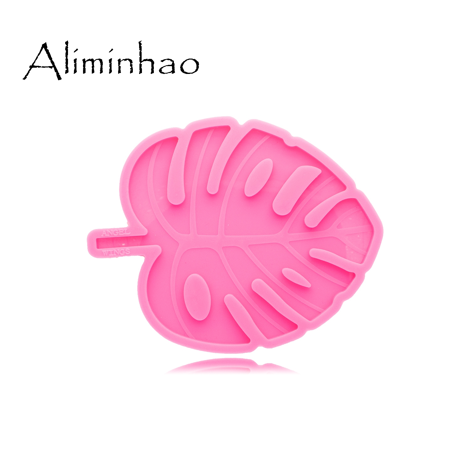 Geode Mold Silicone - DY0597 Glanzende Glossy 12*12Cm Schildpad Bladeren