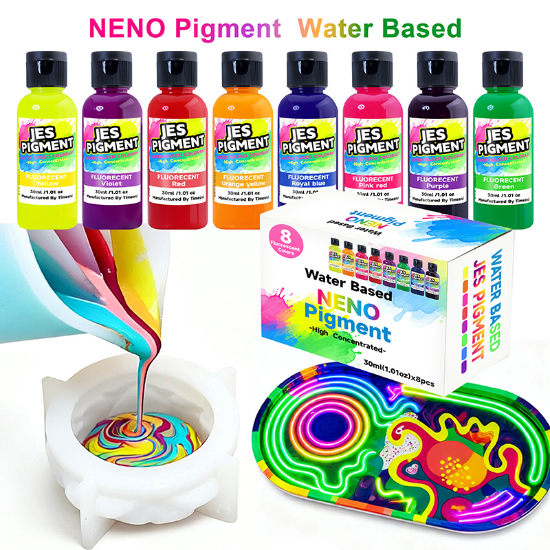8 kleuren/set fluorescerend pi - Resin Pigment Set recensie en prijs