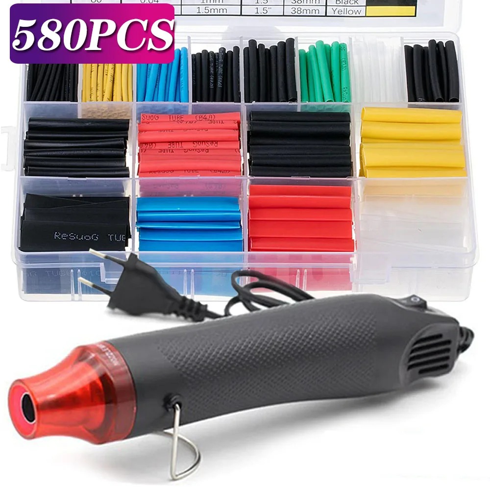 580/530/127PCS Krimpkousset 2: - Heat Gun Small recensie en prijs