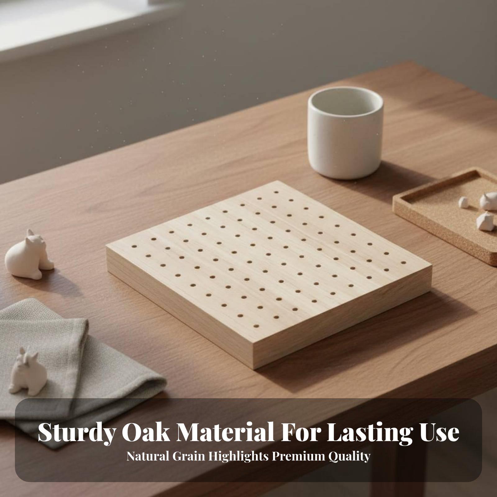 Harsklei-plaat Eikenhouten knu - Resin Craft Workshop recensie en prijs