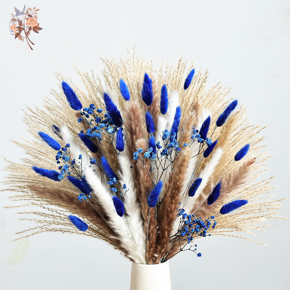 70-steel blauwe pluizige konij - Dried Flower Bulk recensie en prijs