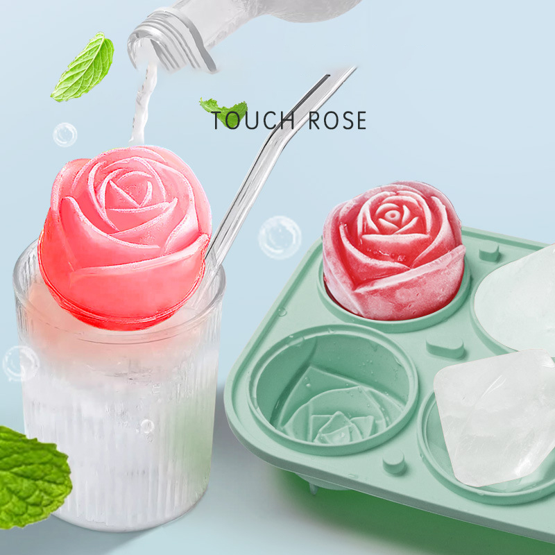 3D Rose Diamond Ronde Ijsblokj - Coaster Mold Round recensie en prijs