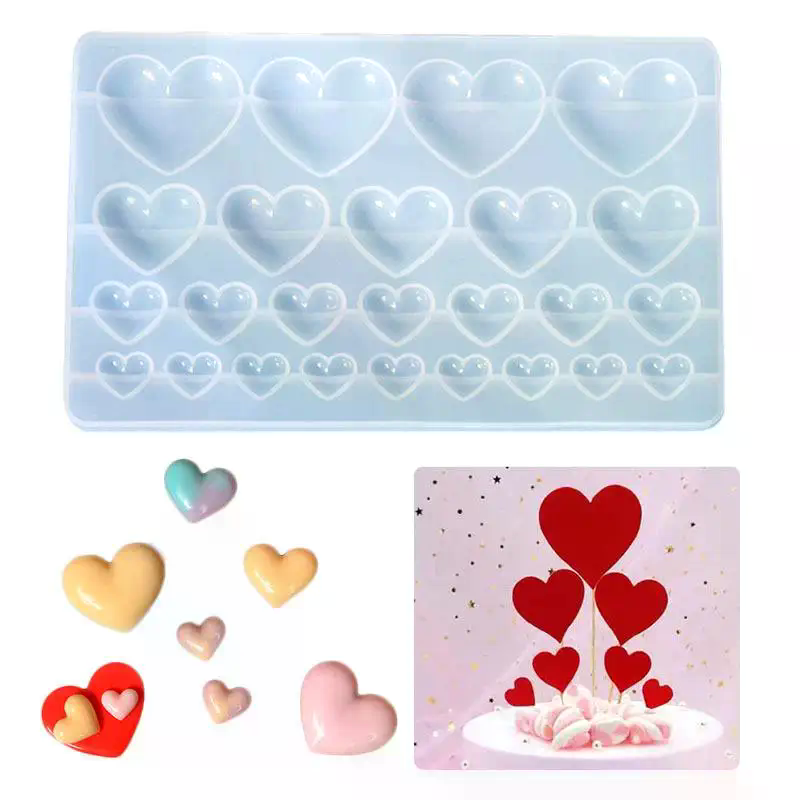 Siliconen mal hartvormige hang - Resin Craft Workshop recensie en prijs