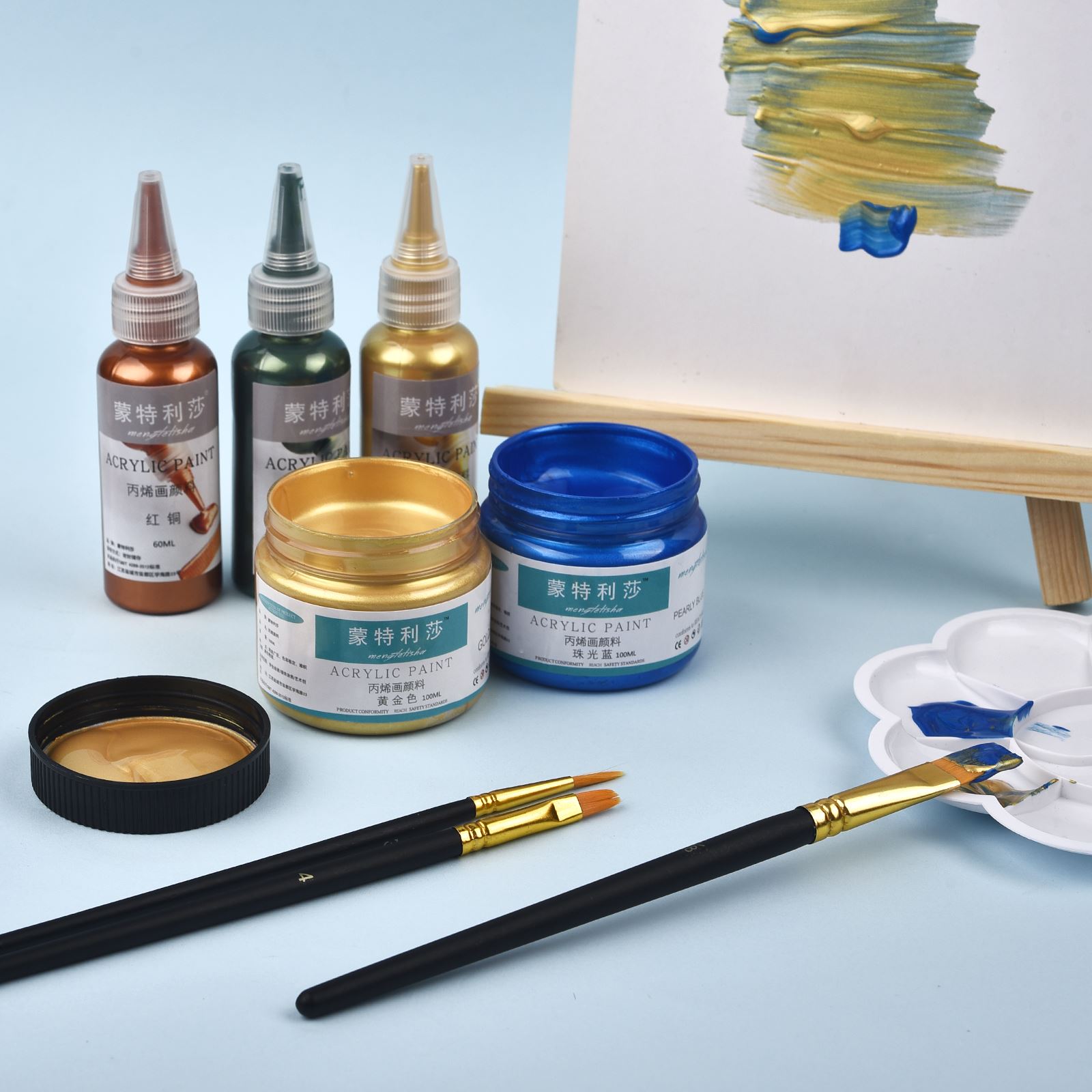 7 Kleuren 60Ml/Fles Metallic P - Resin Pigment Set recensie en prijs