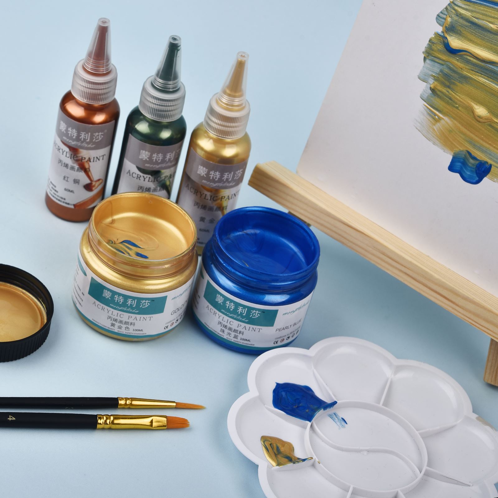 7 Kleuren 60Ml/Fles Metallic P - Resin Pigment Set recensie en prijs
