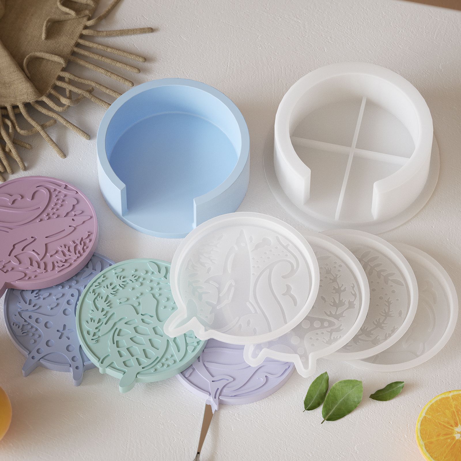 Gips Coaster Opslag Basis Make - Resin Ocean Wave Mold recensie en prijs