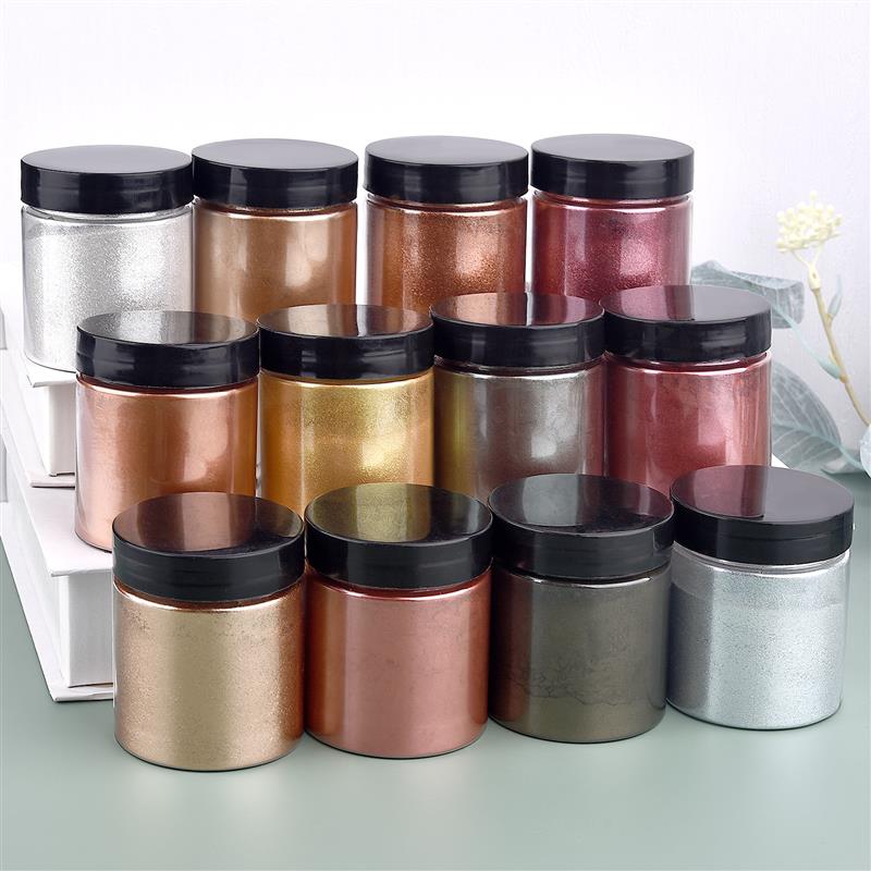 50G Shimmer Metallic Goud Zilv - Resin Pigment Set recensie en prijs