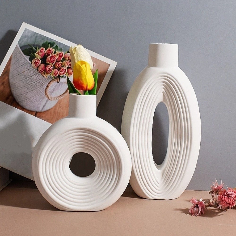 Ovale gestreepte siliconen vaa - Resin Craft Workshop recensie en prijs