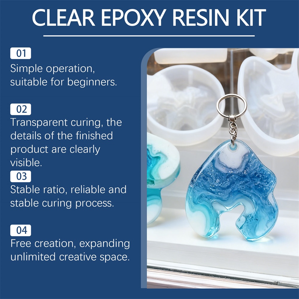DIY Kristallen Heldere Epoxyha - Resin Jewelry Kit recensie en prijs