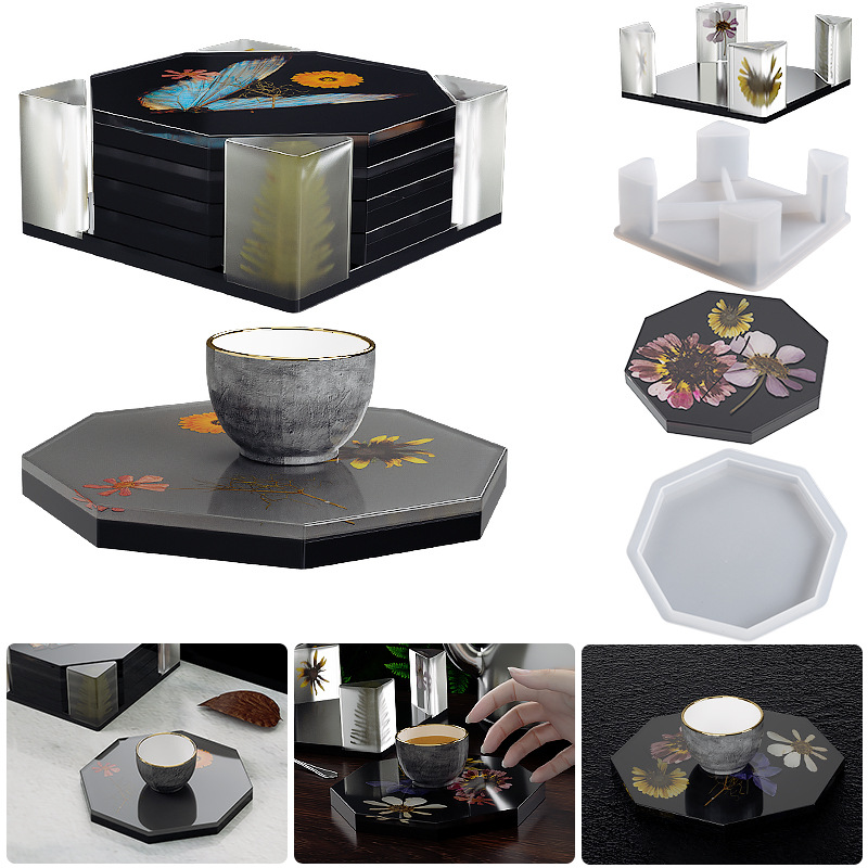 Siliconen Onderzetter Opbergdo - Coaster Mold Round recensie en prijs
